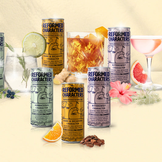 Mixed Pack 6 X Alcohol Free Distilled Drinks (0.0% ABV) (Gin, Whisky, Pink Aperitif)