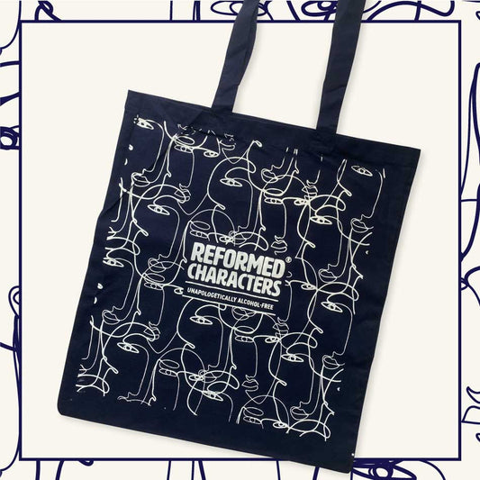 Characters Screenprinted Tote – Hand-Pulled Double-Sided (Limited Edition)